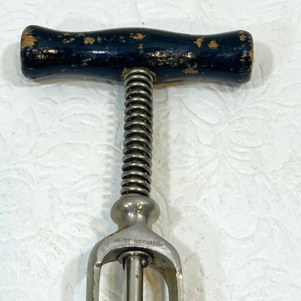 VTG West Germany Spring Assisted Corkscrew Wine Opener Collectible 7.5